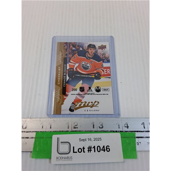 Connor McDavid Hockey Trading Card - CANNOT GUARANTEE AUTHENTICATION