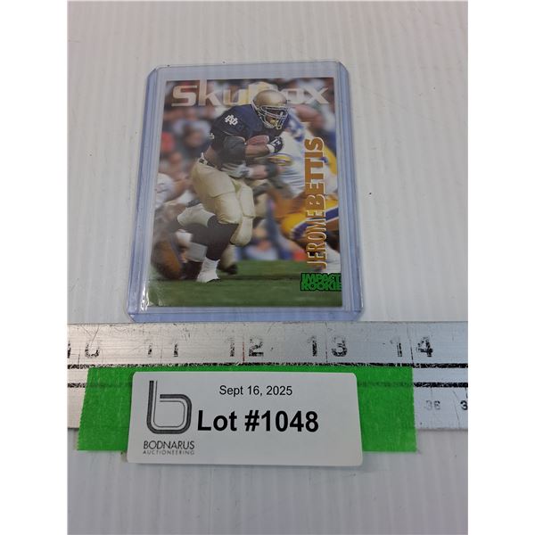 Jerome Bettis Rookie Football Trading Card - CANNOT GUARANTEE AUTHENTICATION