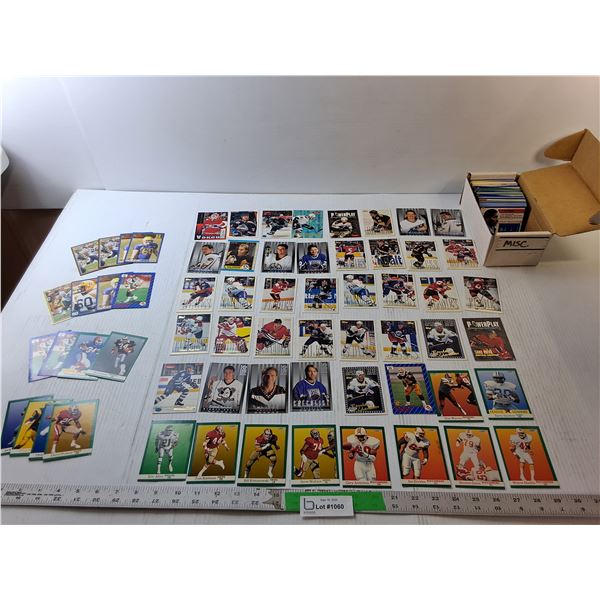 Various Sports Cards- Hockey, Football. Cannot Authenticate