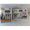 Image 3 : (2) Funko Pop Star Wars Bobble Heads- The Mandalorian & The Child- NIB