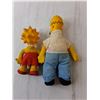Image 2 : (2) Simpsons Figurines- Homer & Lisa- Some Markings Up to 11"