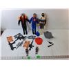 Image 1 : (5) G.I. Joe Figurines- Up to 12" Tall & Accessories