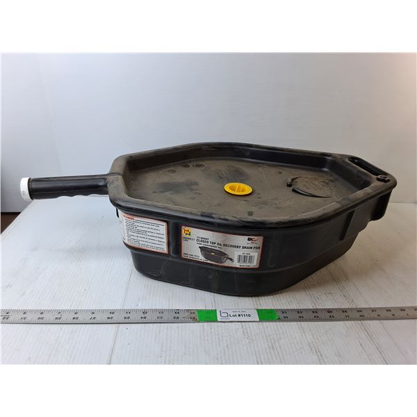 15 Quart Closed Oil Recovery Pan - PICK UP