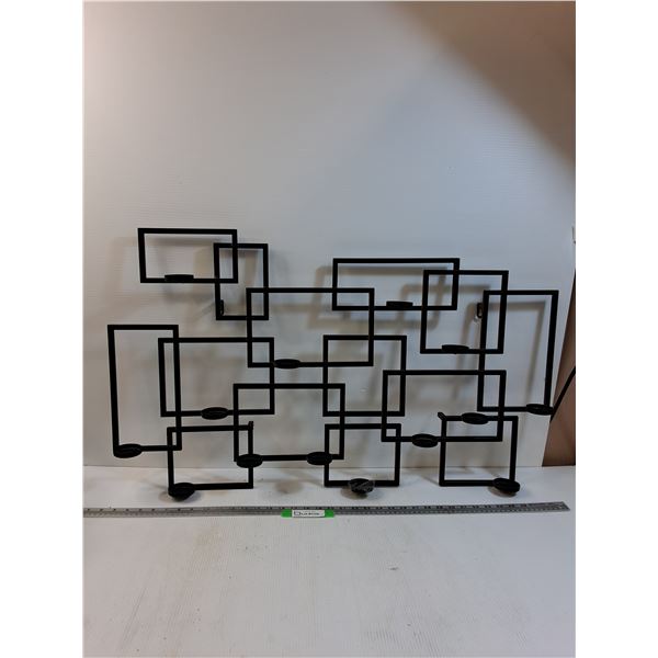 Modern Art Tealight Candle Holder - 38" x 22" x 3" - PICK UP ONLY
