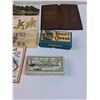 Image 4 : Various Vintage Postcards (1920's- 1940's) Kraft Cheese Vintage Box w/ Stamps & Gillette Razor Vinta