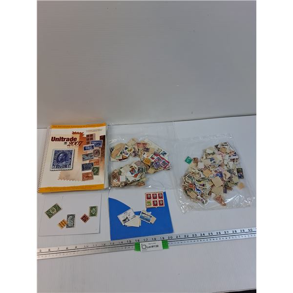Unitrade 2007 Edition Stamp Collection Book & Various Stamp Collections