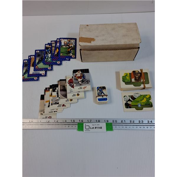 Various Football & Hockey Trading Cards & Stickers Collection - Please See Pictures for more Info