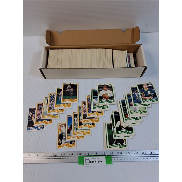 Fleer 1990 Baseball Trading Cards in Box