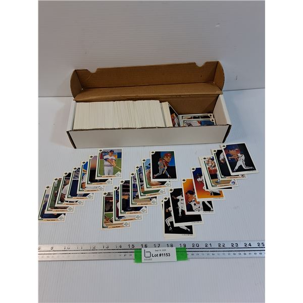 Various MLB Baseball Trading Cards - 1990's Editions in Box
