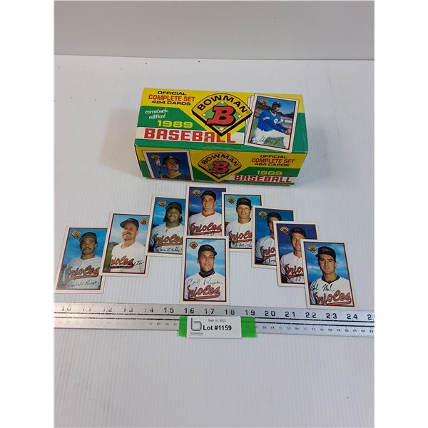 Bowman 1989 MLB Baseball Trading Cards Set