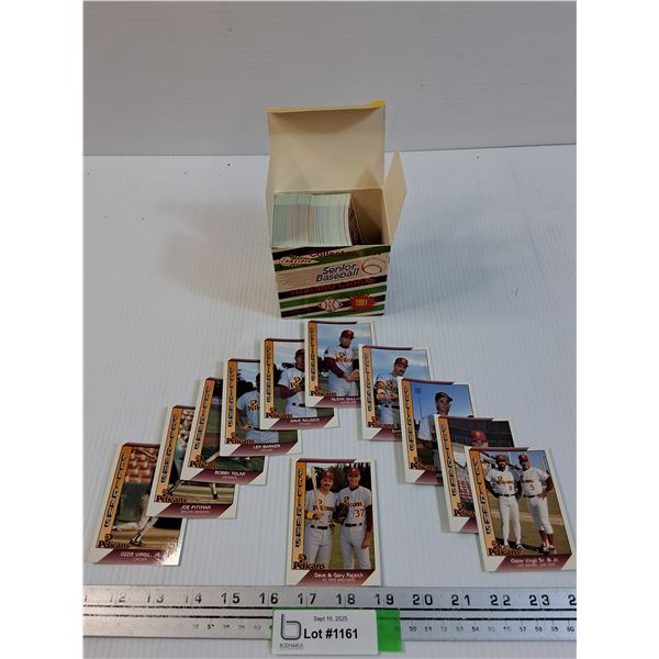 Pacific Senior Baseball Trading Cards - 1991 Edition