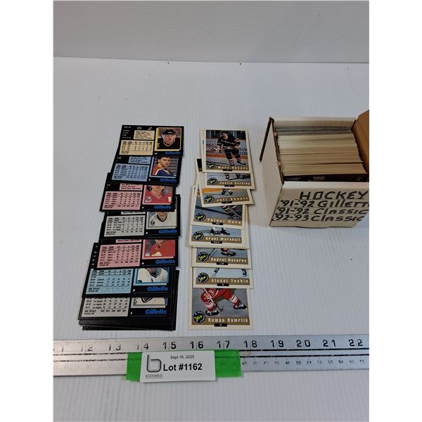 Various Hockey Trading Cards - 1990's Edition