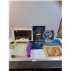 Image 1 : Lot: (2) Binders, Dell Laptop Cover, Astrology Calendars, Misc
