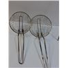 Image 6 : Laurentides Vintage Fishing Rod and (2) Metal Frying Baskets with Handles