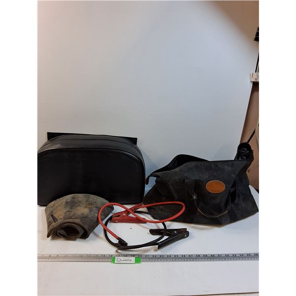Tire Tube, Booster Cable (Hard Mount), Carrying Bag & Foam Backrest - 20" x 6" x 12"