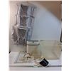 Image 1 : Hanging Closet Organizer, Garbage Can, Glass Shelves, Visor, Misc - PICK UP