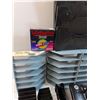 Image 3 : (5) Plastic Office Organizers, Various Floppy Discs, Misc - PICK UP
