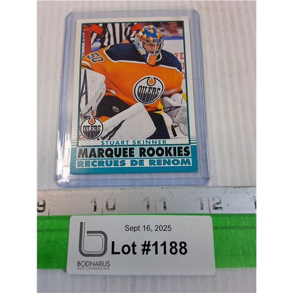 Stuart Skinner OPC 2021 Rookie Hockey Trading Card in Plastic Sleeve - CANNOT GUARANTEE AUTHENTICATI