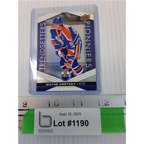 Wayne Gretzky Trendsetter Upper Deck Hockey Trading Card - 2023 Edition - CANNOT GUARANTEE AUTHENTIC