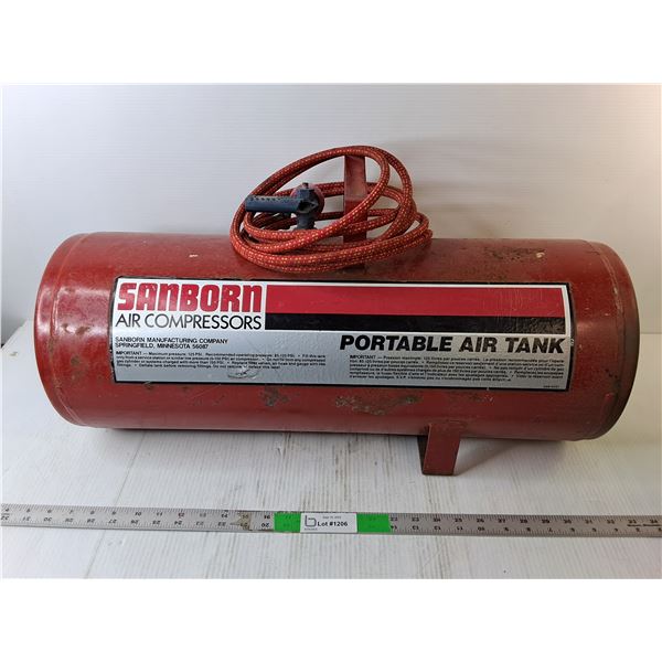*Sanborn Portable Air Tank- CANNOT SHIP