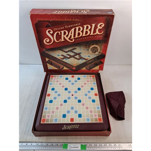 Deluxe Turntable Scrabble Crossword Game