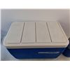 Image 2 : Portable Coleman PolyLite 34 Cooler 30" x 13" x 12" and Coleman Beverage Cooler - Cannot Ship