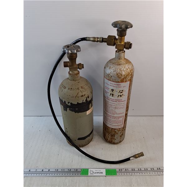 (2) CO2 Cylinders/Tanks - CANNOT SHIP