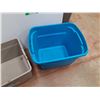 Image 3 : **(2) Plastic Storage Totes - 24" x 18" x 15" , Cannot Ship