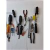 Image 2 : Miscellaneous Tool Lot- Screwdrivers, Pliers, Wrench