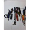 Image 3 : Miscellaneous Tool Lot- Screwdrivers, Pliers, Wrench