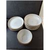 Image 2 : Stoneware Dish Set- (8) Plates, (8) Bowls, (3) Porcelana Bowls