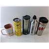 Image 2 : (5) Water Bottles/Mugs- Starbucks, Harley Davidson, Misc.,  Plastic Containers