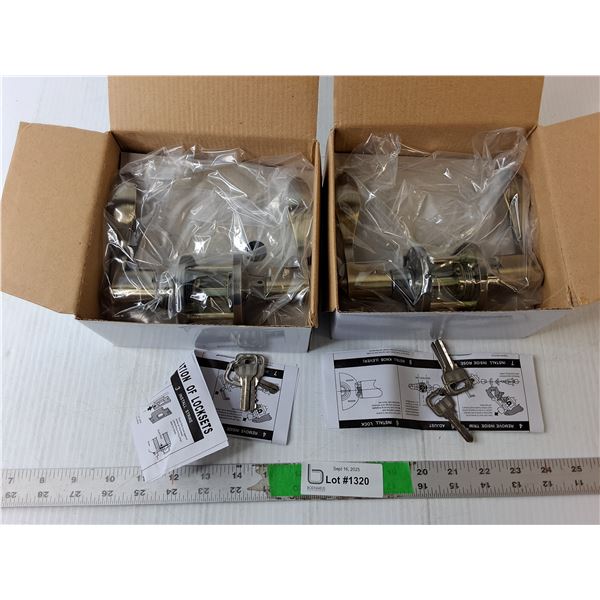 (2) Doorlever Sets- Appear New