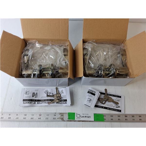 (2) Doorlever Sets- Appear New