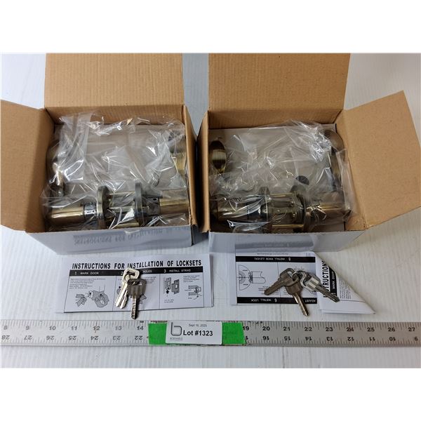 (2) Doorlever Sets- Appear New