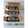Image 1 : (3) Doorknob Sets- Appear New, Water Damaged Boxes