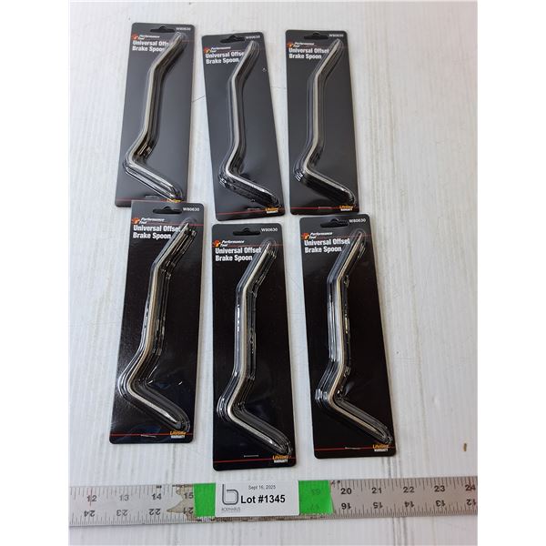 (6) Universal Offset Brake Spoons- Sealed