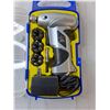 Image 2 : 6V Cordless Lighted Driver & Bit Set, LED Work Light, Earplugs- All Appear New