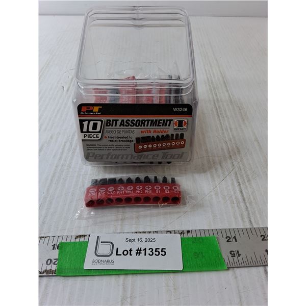 Lot of Bit Assortments with Holders