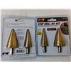 Image 2 : (7) Step Drill Bit Sets- Sealed