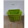 Image 1 : **Plastic Storage Tote 22" x 15" x 16" - Cannot Ship