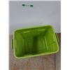 Image 2 : **Plastic Storage Tote 22" x 15" x 16" - Cannot Ship