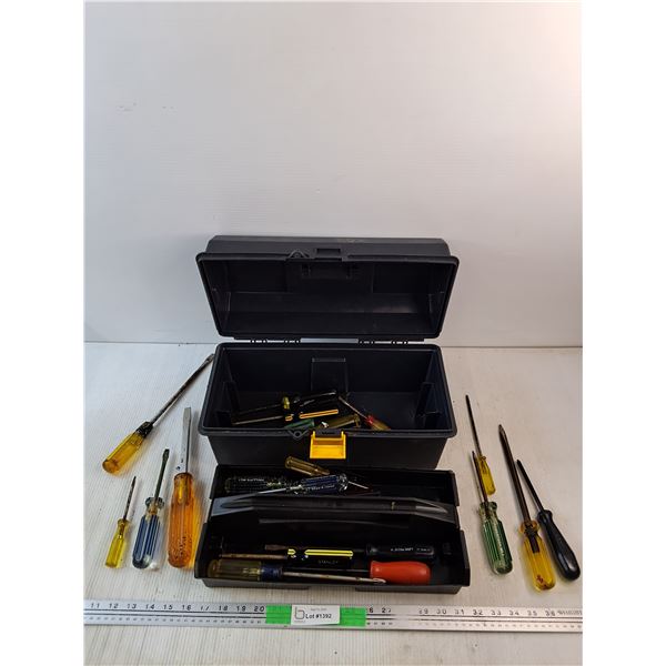 Mastercraft Plastic Tool Box, Various Screwdrivers - Has Scent