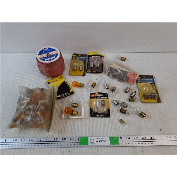 12V Auto Bulbs, 100ft Primary Wire