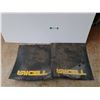 Image 1 : (2)  Unicell Rubber Mud Flaps 20" x 20"  - PICK UP