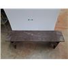 Image 2 : **Wooden Bench 52" x 12" x 18", Cannot Ship