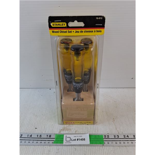 Stanley Wood Chisel Set - Sealed