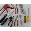 Image 6 : Tooth Saw Blade, Screwdrivers, Caulking Gun, Box Cutter, Vise Grips, Pliers, Ratchet Wrench