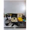Image 1 : Assorted Counter Top Appliances, Plastic Plates, Wall Signs - PICK UP