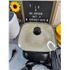 Image 3 : Assorted Counter Top Appliances, Plastic Plates, Wall Signs - PICK UP